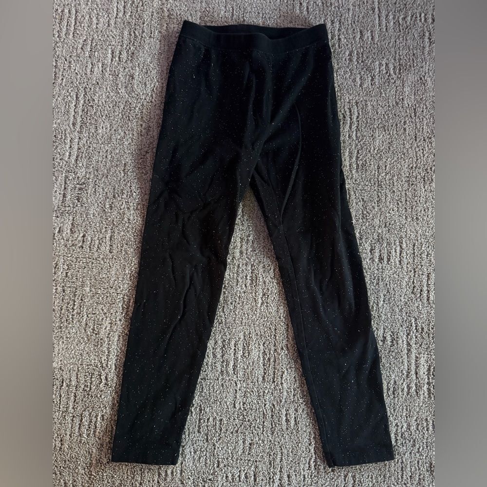 Cat & Jack Black Sparkle Kids Leggings